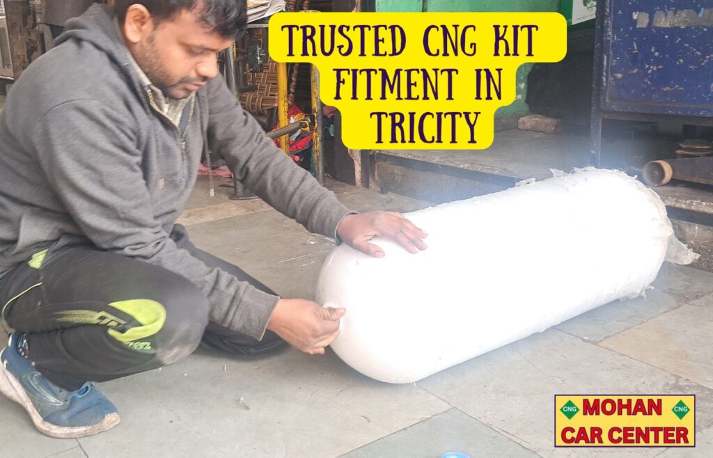 Cng Cylinder fitment in Kia car