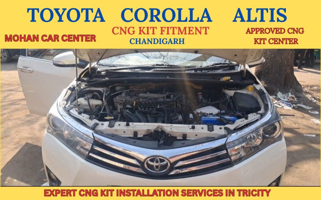 Toyota car cng kit fitment center Chandigarh